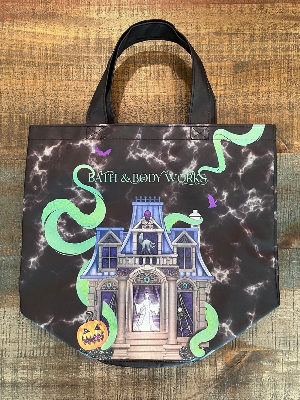 NEW Bath & Body Works 2024 HAUNTED HOUSE Canvas HALLOWEEN 🎃 Bag **SOLD OUT**